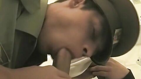 Young Chris Dodger fucking and cumming in shipmate toilet