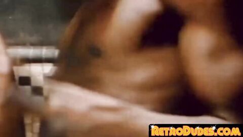 RetroDudes.com - Real men enjoy interracial bareback fucking in