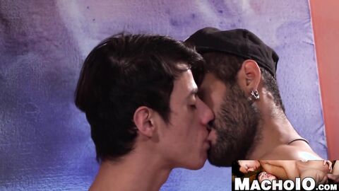 MachoIO.com - Hardcore anal slut cums while riding bareback big cock