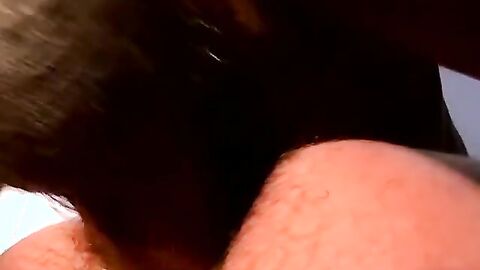 JoeSchmoeXXX.com - Nasty black dude sits his big butt on a giant