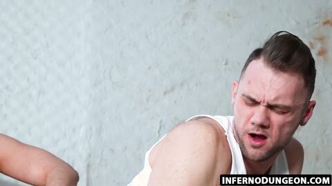 InfernoDungeon.com - Blaze Austin's sloppy blowjob and cum oozing fist