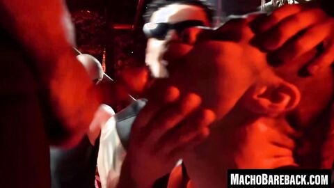 Muscular Viktor Rom and Pablo Bravo ravage assholes in an orgy