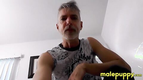 Dominant DILF Richard Lennox HUMILIATES his tiny lover