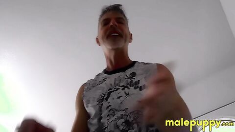 Dominant DILF Richard Lennox HUMILIATES his tiny lover