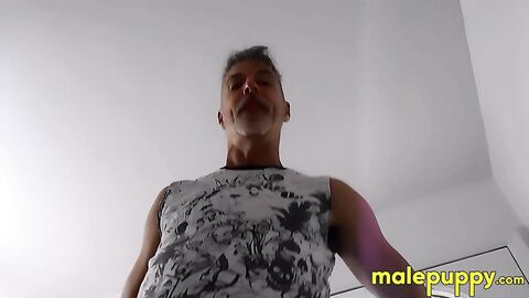 Dominant DILF Richard Lennox HUMILIATES his tiny lover