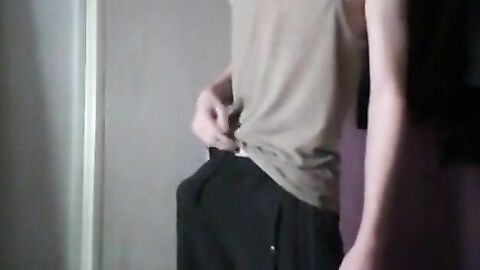 Skinny Twink Plays with a Huge Sex Toy