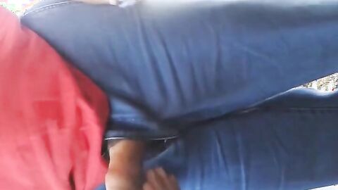 Daddy me folla en el parking - Amateur Bareback Outdoor Fuck