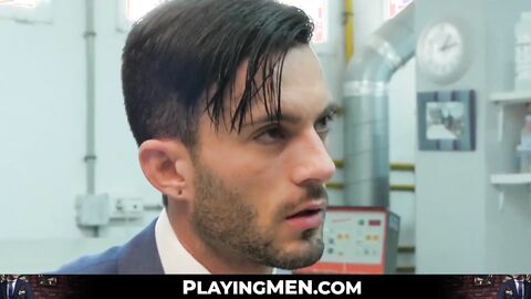 PlayingMen.com - Classy man has his dick slobbered on before being