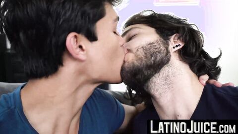 Curly Jason Wolf gladly accepts to become the bottom while I thrust