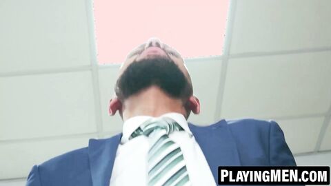 PlayingMen.com - Vicious men bangs Andrea Suarez's tight workmate hole