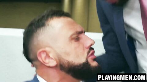 PlayingMen.com - Vicious men bangs Andrea Suarez's tight workmate hole