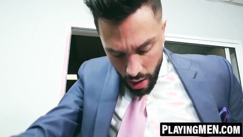 PlayingMen.com - Vicious men bangs Andrea Suarez's tight workmate hole