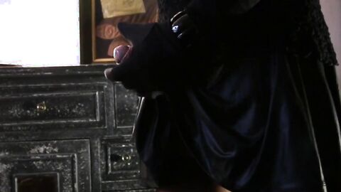 Stocking Stuffers: Amateur Crossdresser Handjob