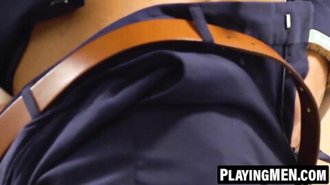 PlayingMen.com - Kenzo Alvarez passionately strokes his thick long cock