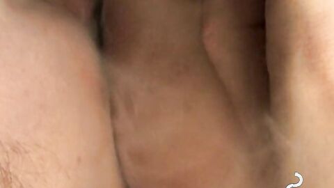 Tattooed buddies having a smoking session and throatfucking