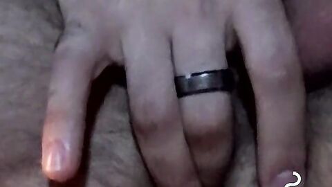 Milking my cock as I become intoxicated while smoking