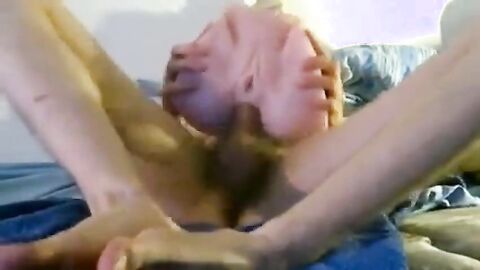 Big-Cock Man's Orgasmic Solo Play with Sextoy