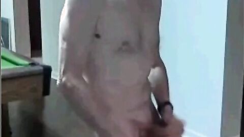 Skinny Amateur Daddies Masturbating