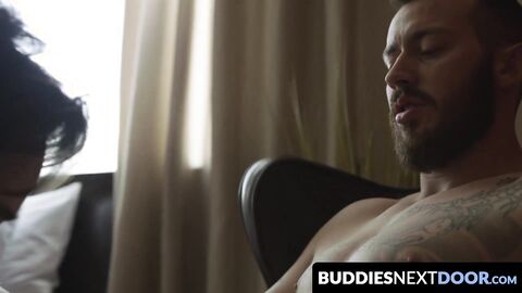 BuddiesNextDoor.com - Mark Long and Justin Owen's deep fucking session includes inten