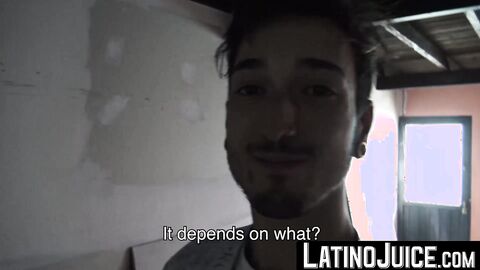 I became obedient and kneel down to taste every inch of Marcs enormous boner