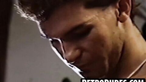 RetroDudes.com - Classic scene features Francis Ellie fondling my cock until it becom