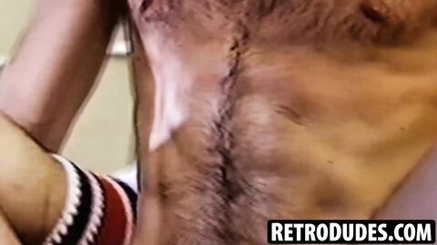 RetroDudes.com - Classic scene features Francis Ellie fondling my cock until it becom