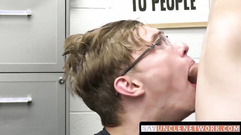 SayUncleNetwork.com - Gay Darron Bluu dominated raw by Cole Church's big black dick