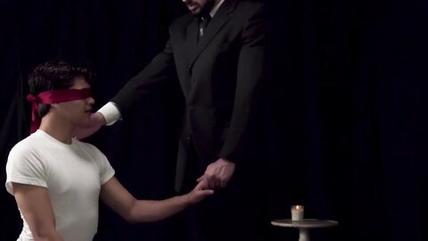 BoyMissionary.com - Blindfolded submissive Mormon fucked passionately by an elder in