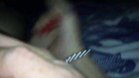 Sissy cums hard on older man's cock