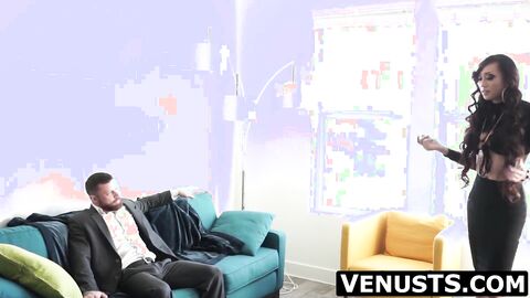 Irresistible ladyboy rough breeds with hunk