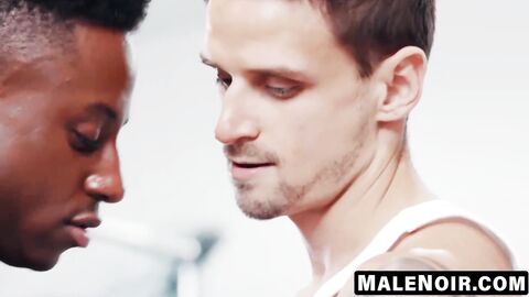 MaleNoir.com - Liam Cyber's penis trains my tasty ass for endurance