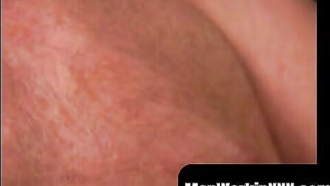 MenWorkinXXX.com - Hairy amateur makes his uncut cock spill warm jizz