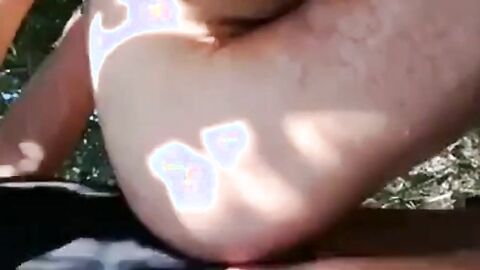 Big-Cock Daddy Loves Foreskin Outdoors