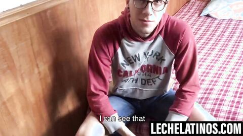 LecheLatinos.com - Arthur Joseph beats boredom with his hungry cock