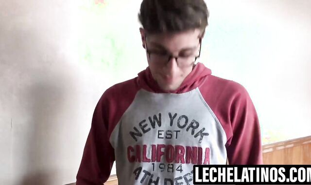 LecheLatinos.com - Arthur Joseph beats boredom with his hungry cock