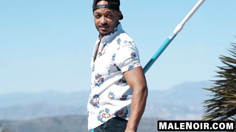 MaleNoir.com - Wet and wild anal with hung studs Liam and Pierce