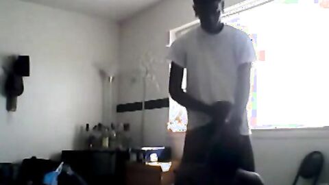 Black Amateur Big Cock Fucks Straight Friend