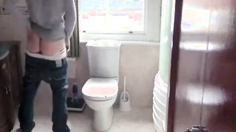 Daddy Spanks Naughty Twink Over Christmas