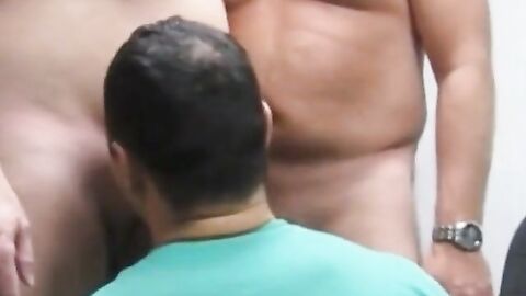 Married Bears Bareback in the Office