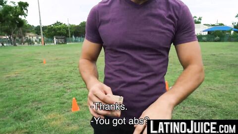 Jacked stud Dante Drackis paid to play with my long horny cock