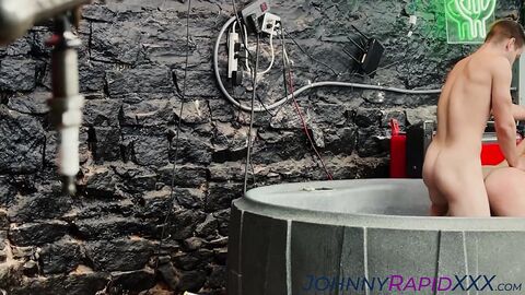 Pumped up dudes rimming each other before anal pounding