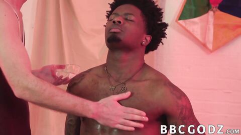 Black dominant hunk hardcore bareback pounding sporty jock