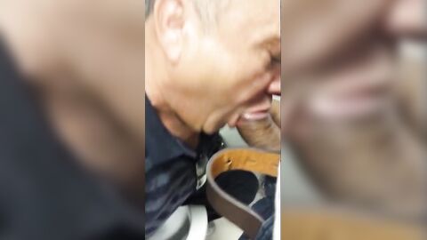 Daddy's Big Cock Blowjob - Amateur Old Young Gay Sex Video