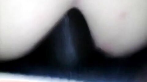 Amateur Interracial Bareback: White Bottom Takes BBC Raw