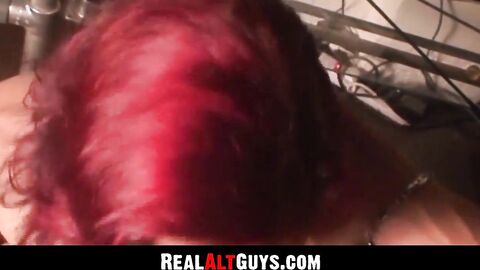 RealAltGuys.com - Red-haired bottom gets his ass pounded by his vampire master and mo