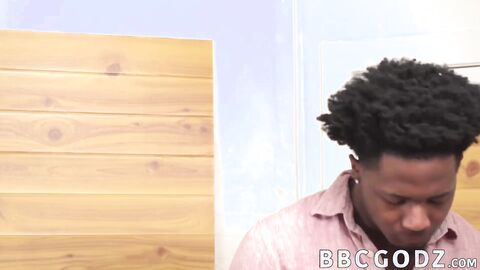 White dude dildo practicing before real black cock action