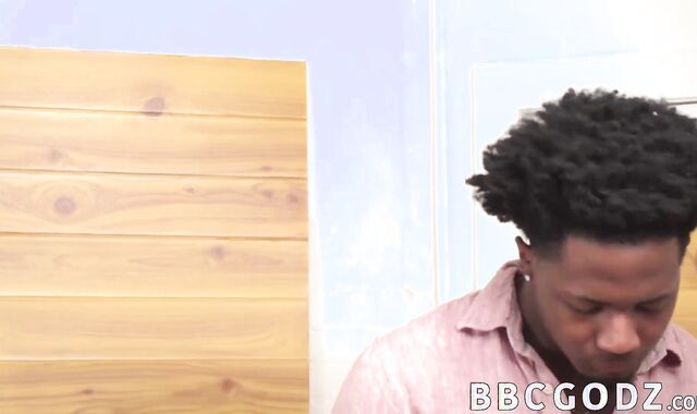 White dude dildo practicing before real black cock action