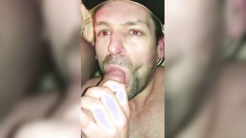 Pissing Bareback Blowjob for Amateur Cock