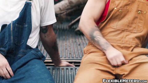 Zack Mackay and Tito Patron steam off their cock juices