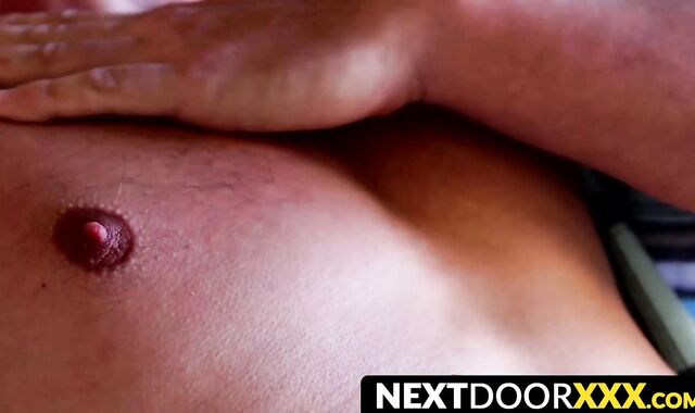 NextDoorXXX.com - Hunky farm boy Elijah James wanks off his big cock in a hot solo se